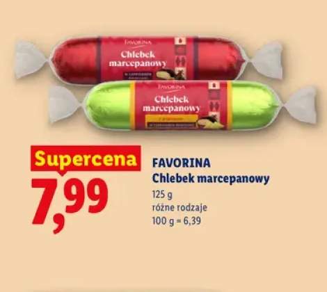 Chlebek marcepanowy w czekoladzie deserowej Favorina +1 wariant