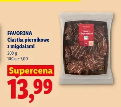 Ciastka piernikowe z migdałami Favorina