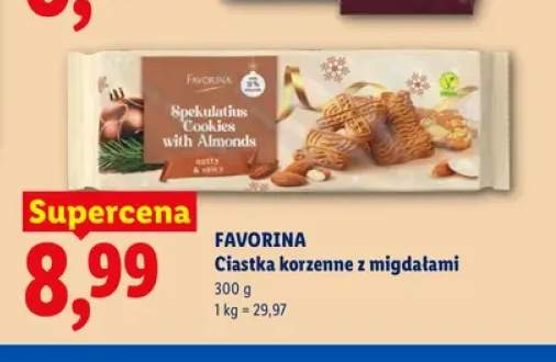 Ciastka korzenne z migdałami Favorina
