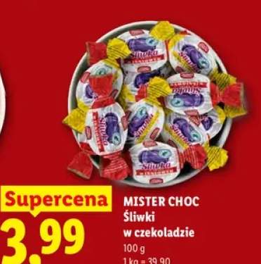 Śliwki w czekoladzie Mister Choc