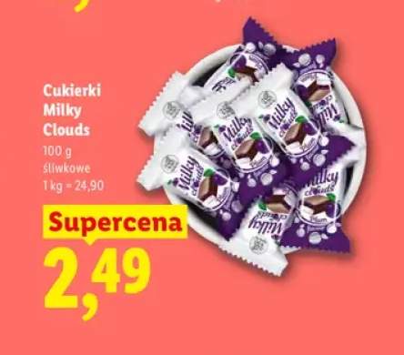 Cukierki Milky Clouds śliwkowe