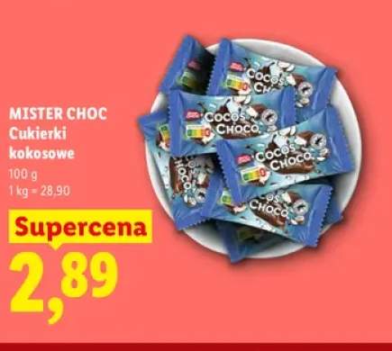 Cukierki kokosowe Mister Choc
