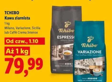 Kawa ziarnista Tchibo Milano +3 warianty