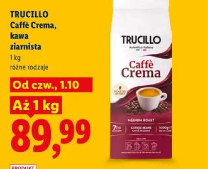 Kawa ziarnista Caffè Crema Trucillo