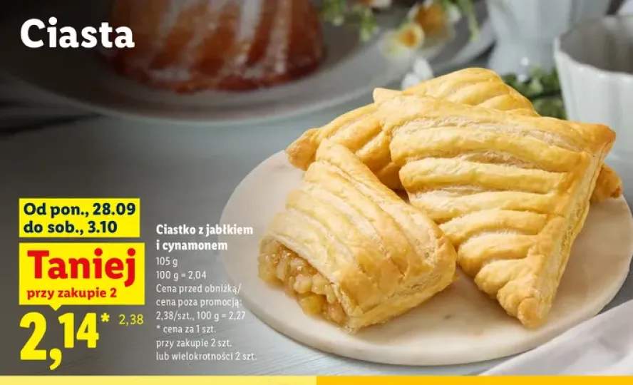 Ciastko z jabłkiem i cynamonem