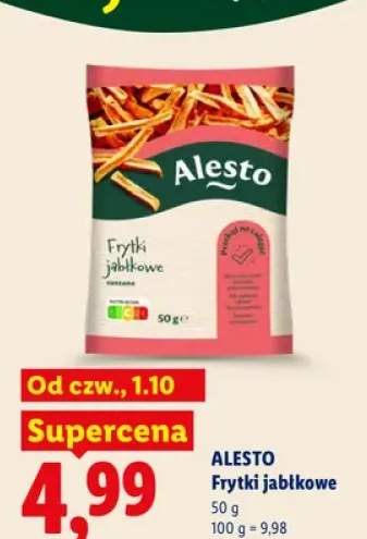 Frytki jabłkowe Alesto