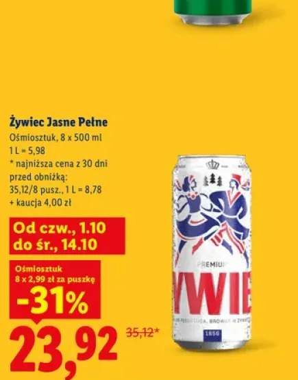 Piwo Żywiec 8-pak 500 ml