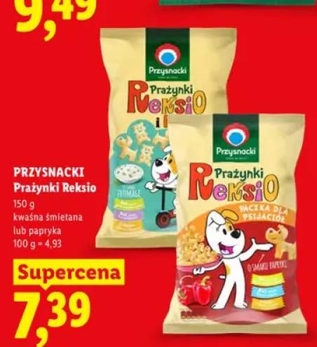 Prażynki Reksio kwaśna śmietana Przysnacki +1 wariant