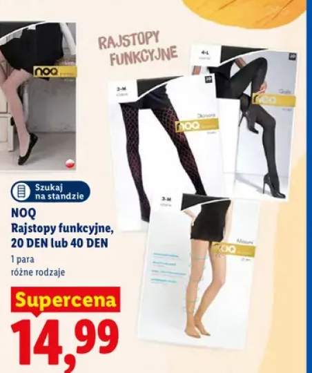 Rajstopy funkcyjne 20 DEN NOQ +1 wariant