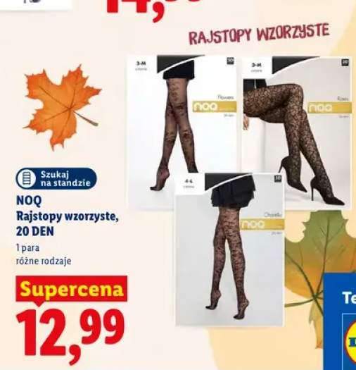 Rajstopy wzorzyste 20 DEN NOQ