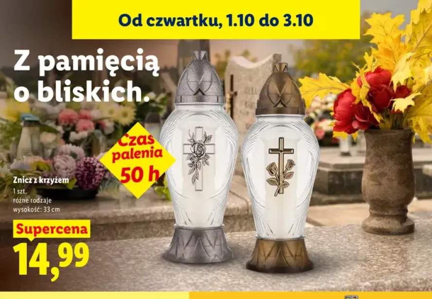 Znicz z krzyżem