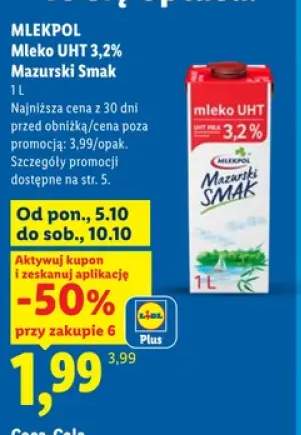 Mleko UHT Mazurski Smak Mlekpol 3,2%