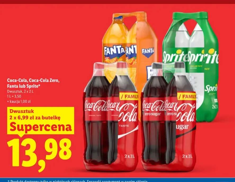 Napój gazowany Coca-Cola 2-pak +3 warianty