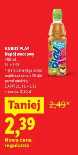Napój owocowy Kubuś Play