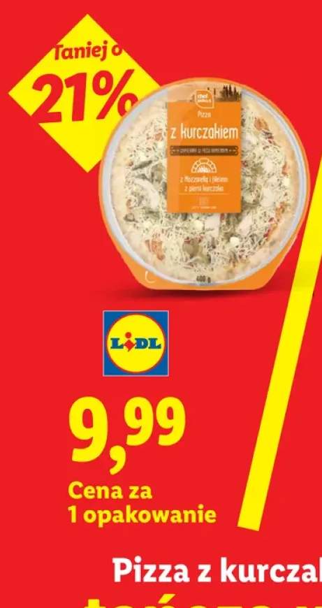 Pizza z kurczakiem Chef Select
