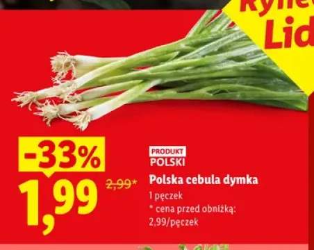 Polska cebula dymka Ryneczek Lidla