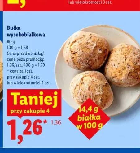 Bułka wysokobiałkowa