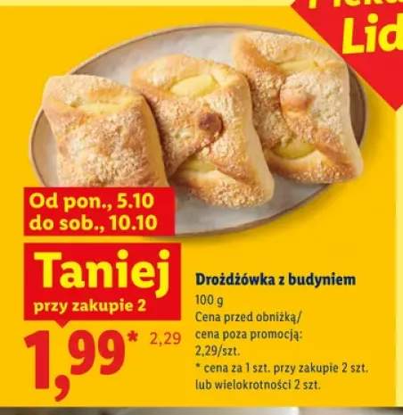 Drożdżówka z budyniem