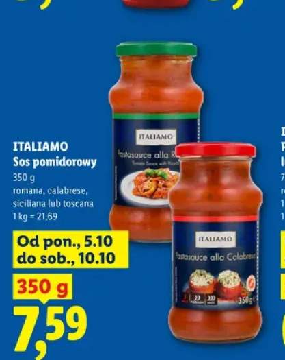 Sos pomidorowy romana Italiamo +3 warianty