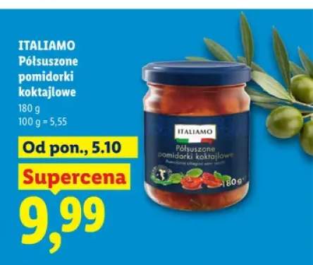 Półsuszone pomidorki koktajlowe Italiamo