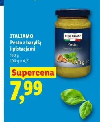 Pesto z bazylią i pistacjami Italiamo