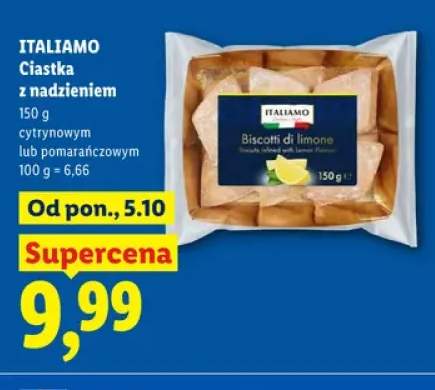 Ciastka z nadzieniem cytrynowym Italiamo +1 wariant