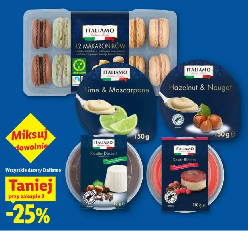 Desery Italiamo +5 wariantów