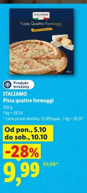 Pizza quattro formaggi Italiamo