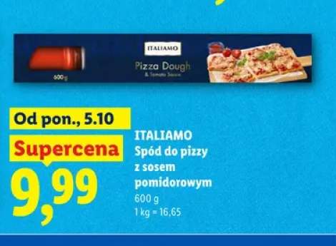 Spód do pizzy z sosem pomidorowym Italiamo