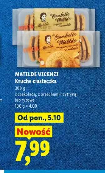 Kruche ciasteczka z orzechami i cytryną Matilde Vicenzi +2 warianty
