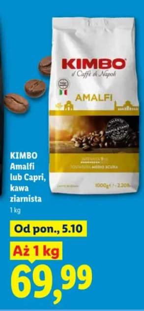 Kawa ziarnista Amalfi Kimbo +1 wariant