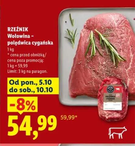 Wołowina - polędwica cygańska Rzeźnik