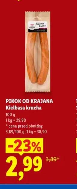 Kiełbasa krucha Pikok od Krajana