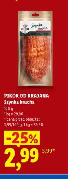 Szynka krucha Pikok od Krajana