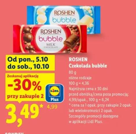 Czekolada bubble Roshen