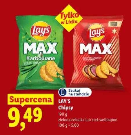 Chipsy stek wellington Lay's +1 wariant
