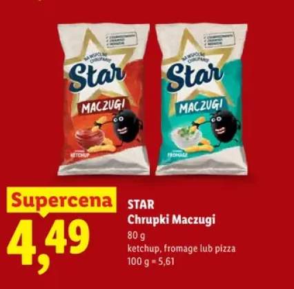 Chrupki Maczugi ketchup Star +2 warianty