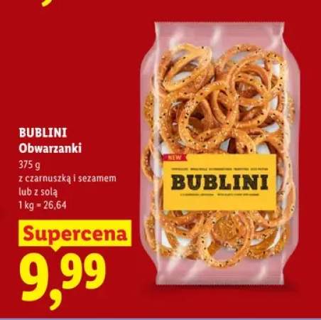 Obwarzanki z solą Bublini +1 wariant