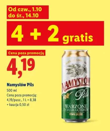 Piwo Namysłów Pils