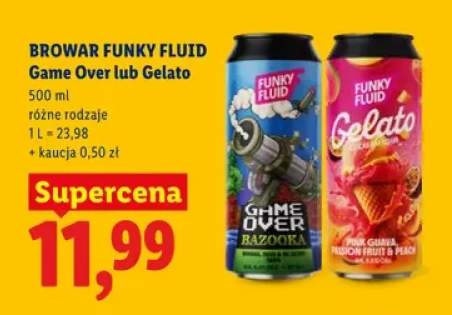 Piwo Browar Funky Fluid Game Over +1 wariant