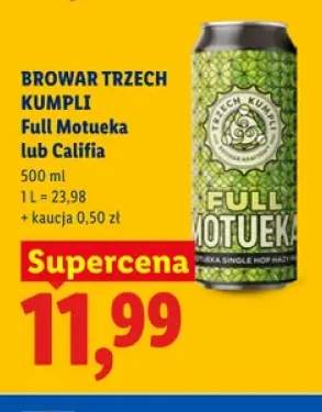 Piwo Browar Trzech Kumpli Full Motueka +1 wariant