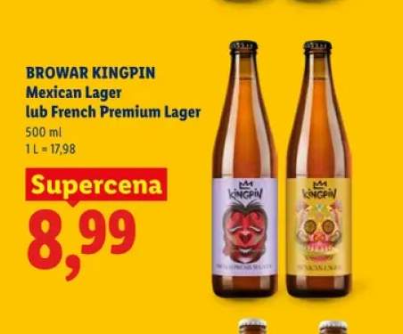 Piwo Browar Kingpin Mexican Lager +1 wariant
