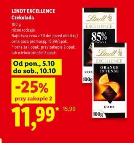 Czekolada Lindt Excellence