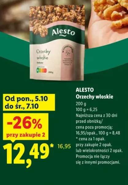 Orzechy włoskie Alesto
