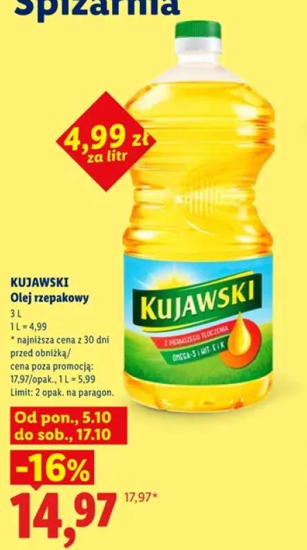 Olej rzepakowy Kujawski
