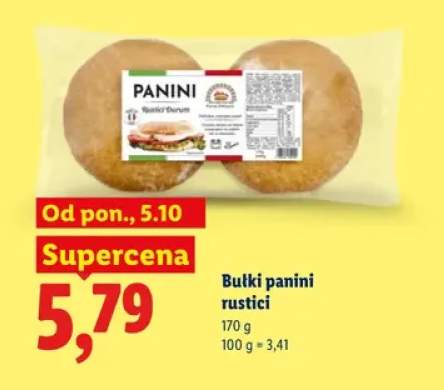 Bułki panini rustici