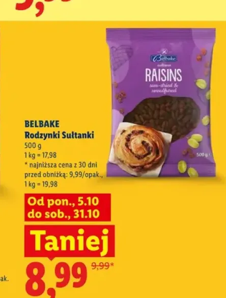 Rodzynki Sułtanki Belbake