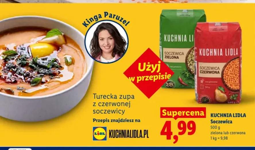 Soczewica zielona Kuchnia Lidla +1 wariant
