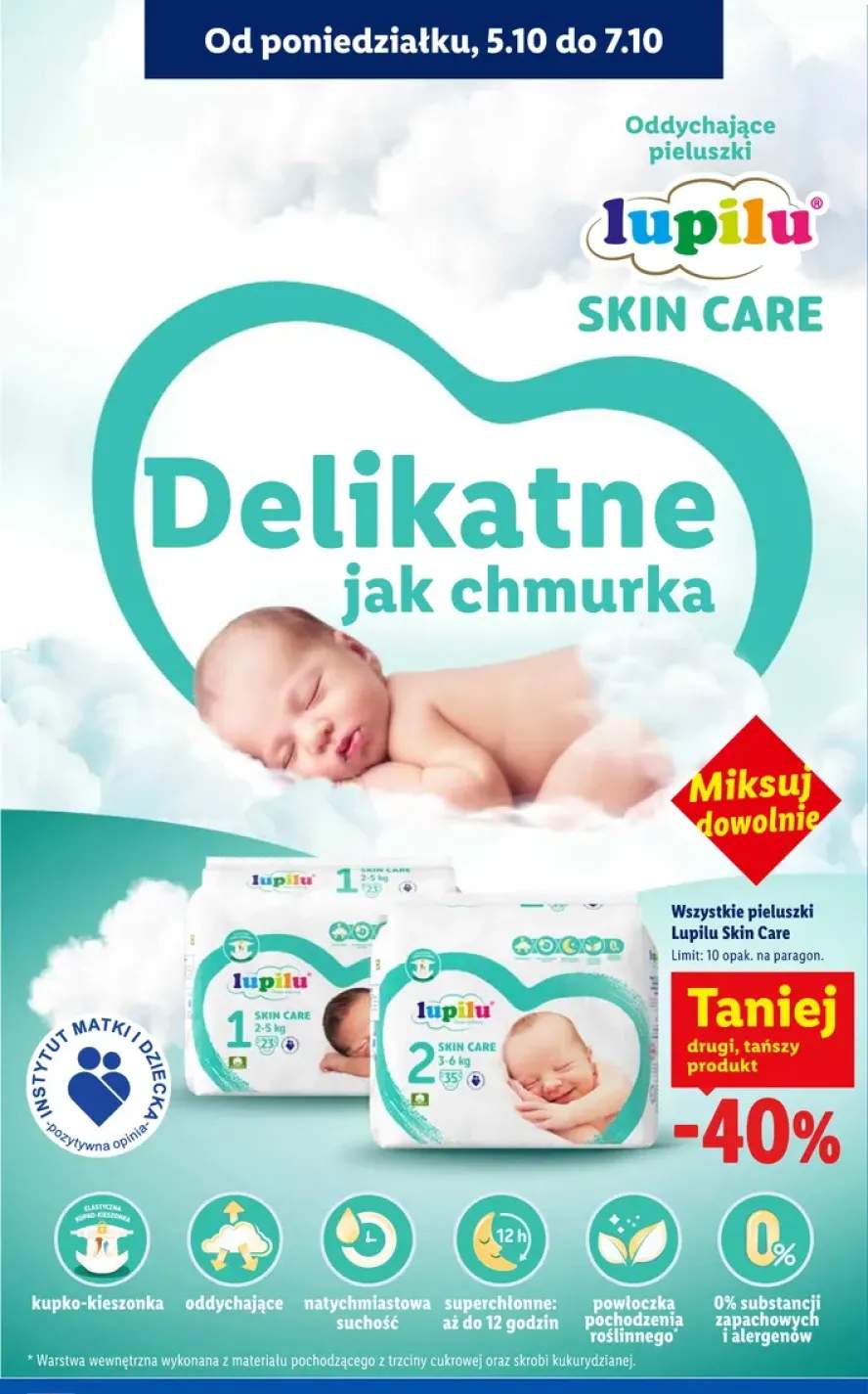 Pieluszki Lupilu Skin Care
