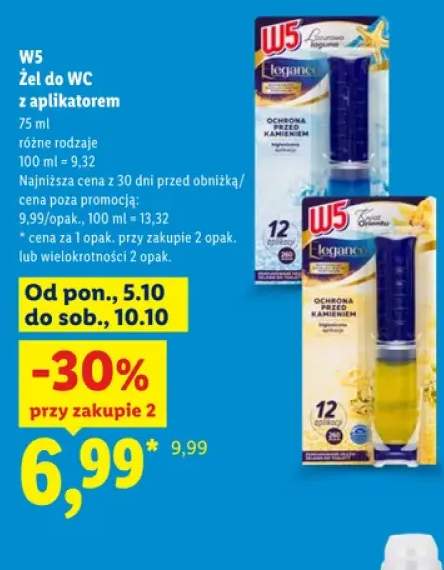 Żel do WC z aplikatorem W5